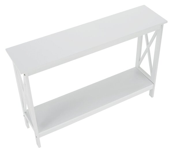 Consola APOLOS, alb, 120x30x80 cm