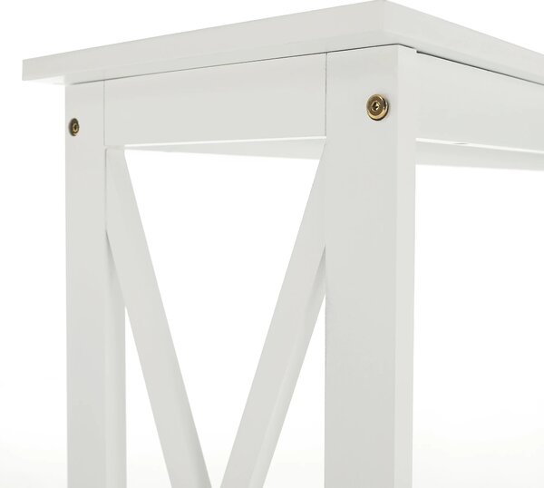 Consola APOLOS, alb, 120x30x80 cm