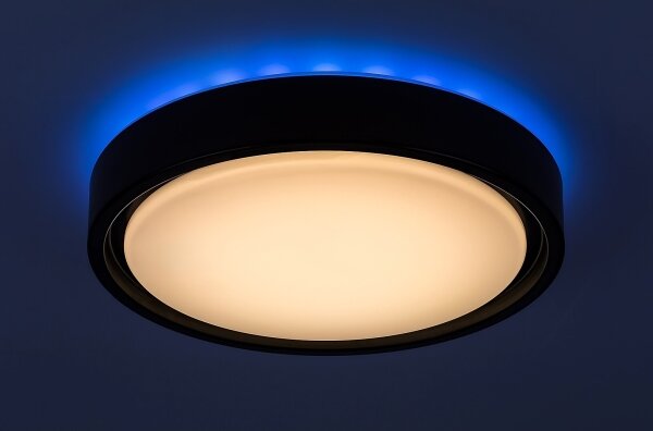 Rabalux - Plafonieră LED RGB dimabilă cu senzor LED/28W/230V + telecomandă