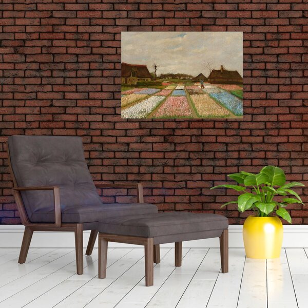 Tablou - Vincent van Gogh, Flower Beds in Holland, reproducere (70x50 cm)