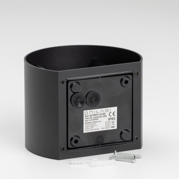 Aplică LED de exterior Brilagi RONDO LED/6W/230V IP54