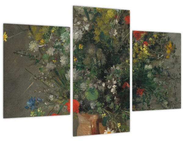 Tablou - Auguste Renoir, Flowers in a Vase, reproducere (90x60 cm)