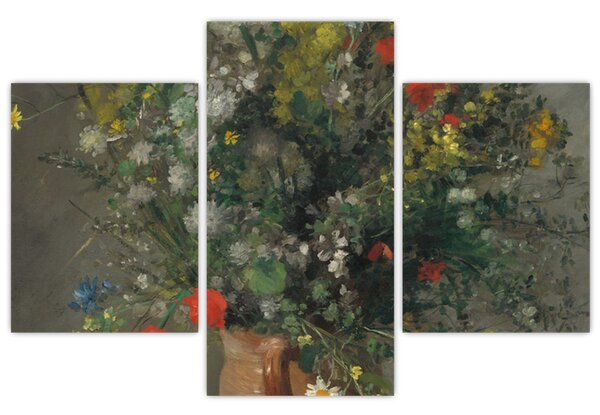 Tablou - Auguste Renoir, Flowers in a Vase, reproducere (90x60 cm)