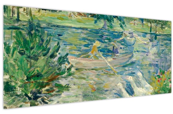 Tablou - Berthe Morisot, Girl in a Boat with Geese, reproducere (120x50 cm)