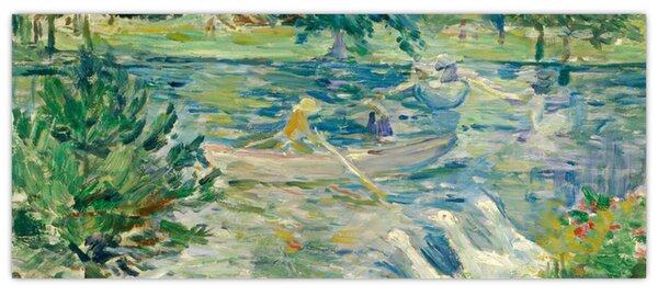 Tablou - Berthe Morisot, Girl in a Boat with Geese, reproducere (120x50 cm)