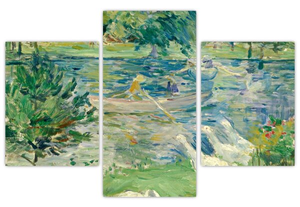 Tablou - Berthe Morisot, Girl in a Boat with Geese, reproducere (90x60 cm)