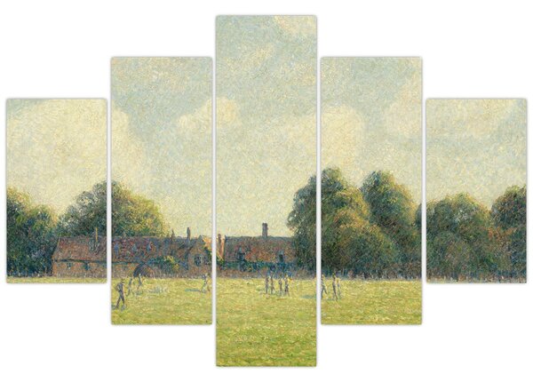 Tablou - Camille Pissarro, Hampton Court Green, reproducere (150x105 cm)