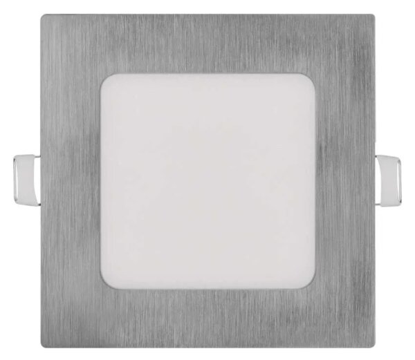 Corp de iluminat LED încastrat NEXXO, 7W, 230V, 3000/3500/4000K, argintiu, 12x12 cm