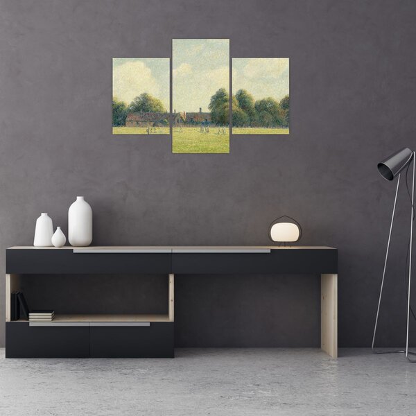 Tablou - Camille Pissarro, Hampton Court Green, reproducere (90x60 cm)