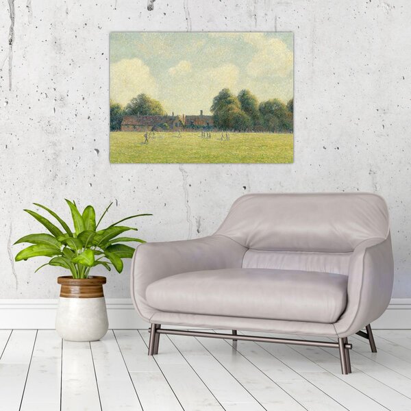 Tablou - Camille Pissarro, Hampton Court Green, reproducere (70x50 cm)