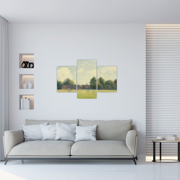 Tablou - Camille Pissarro, Hampton Court Green, reproducere (90x60 cm)
