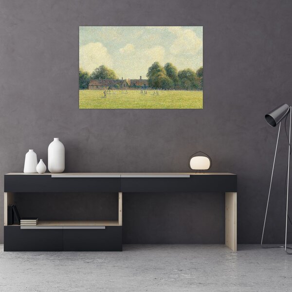 Tablou - Camille Pissarro, Hampton Court Green, reproducere (90x60 cm)