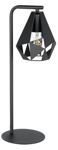 Lampă de masă EGLO CARLTON 43703, 1xE27/60W/230V, neagră