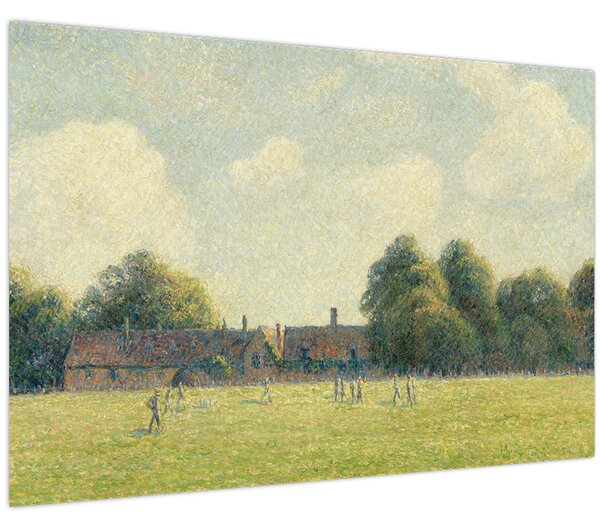 Tablou - Camille Pissarro, Hampton Court Green, reproducere (90x60 cm)