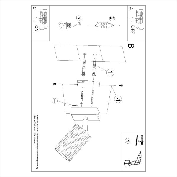 Brilagi - Aplica spot LED de perete CRESTO 1xGU10/10W/230V, maro