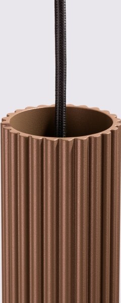 Brilagi - Pendul LED pe cablu CRESTO 1xGU10/10W/230V maro