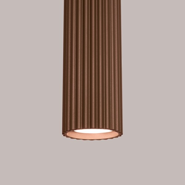 Brilagi - Pendul LED pe cablu CRESTO 1xGU10/10W/230V maro