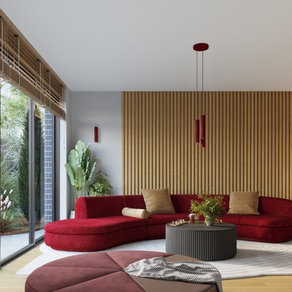 Brilagi - Spot LED CRESTO 4xGU10/10W/230V burgundiu