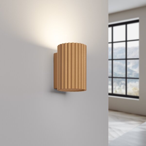 Brilagi - Aplica LED de perete CRESTO 1xGU10/10W/230V 10 cm aurie