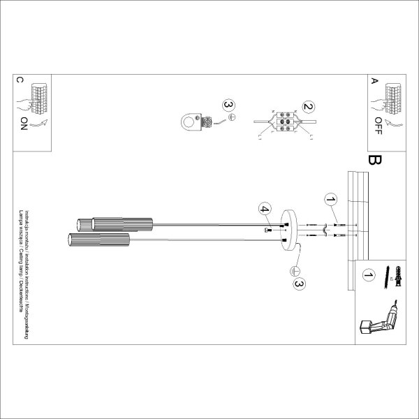 Brilagi - Lustră LED suspendată pe cablu CRESTO, 3x GU10, 10W, 230V, roșie