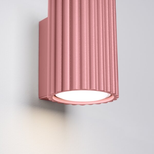 Brilagi - Aplica de perete LED CRESTO 1xGU10/10W/230V 10 cm roz