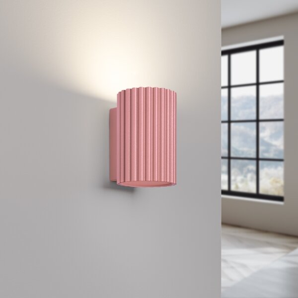 Brilagi - Aplica de perete LED CRESTO 1xGU10/10W/230V 10 cm roz