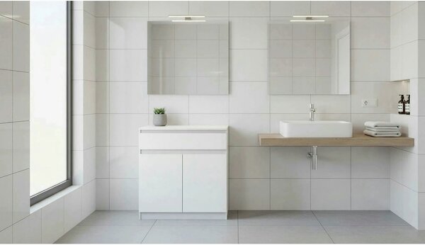 Comoda HANY NEW 007, alb, DTD laminat, 90x49x96 cm