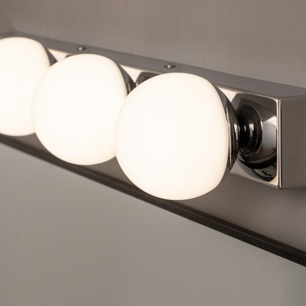 Brilagi - Aplică LED pentru oglindă de baie HOLLYWOOD, 3xLED/3W/230V, IP44, crom