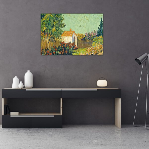 Tablou - Imitator of Vincent van Gogh, Landscape, reproducere (90x60 cm)