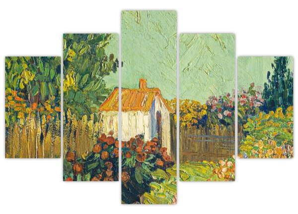 Tablou - Imitator of Vincent van Gogh, Landscape, reproducere (150x105 cm)
