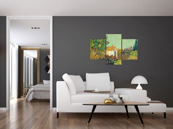 Tablou - Imitator of Vincent van Gogh, Landscape, reproducere (90x60 cm)