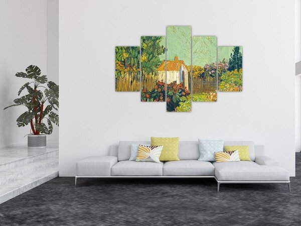 Tablou - Imitator of Vincent van Gogh, Landscape, reproducere (150x105 cm)