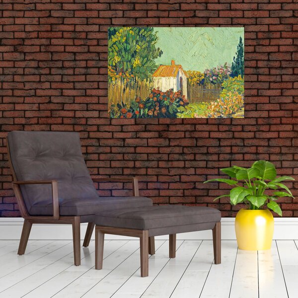 Tablou - Imitator of Vincent van Gogh, Landscape, reproducere (90x60 cm)