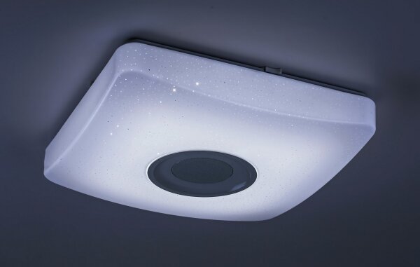 Rabalux - Plafonieră LED RGB dimmabilă cu difuzor, 18W/230V + telecomandă