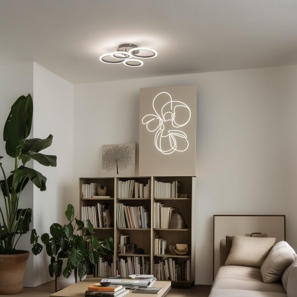 Brilagi - Plafonieră LED dimabilă ORBITS LED/50W/230V 3000-6500K + telecomandă