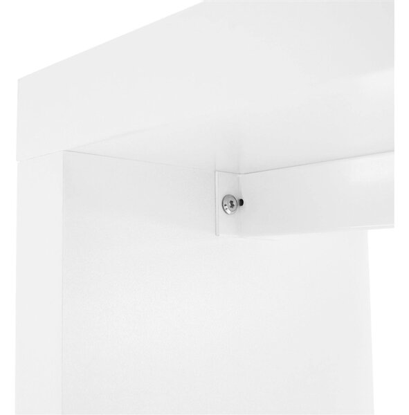Consola FITRON, alb, PAL laminat, 183x28x80 cm