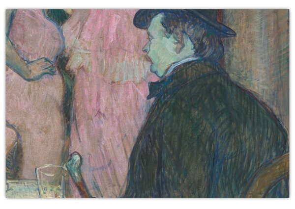 Tablou - Henri de Toulouse-Lautrec, Maxime Dethomas, reproducere (90x60 cm)