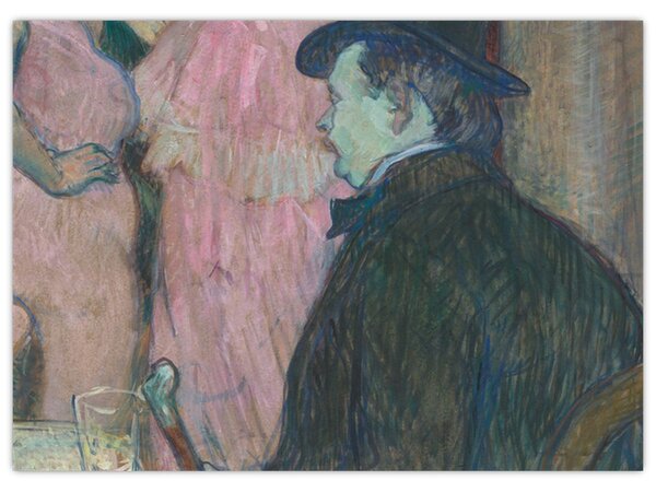 Tablou - Henri de Toulouse-Lautrec, Maxime Dethomas, reproducere (70x50 cm)