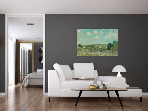 Tablou - Alfred Sisley, Meadow, reproducere (90x60 cm)