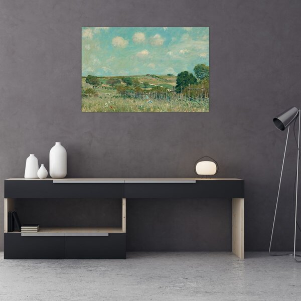Tablou - Alfred Sisley, Meadow, reproducere (90x60 cm)