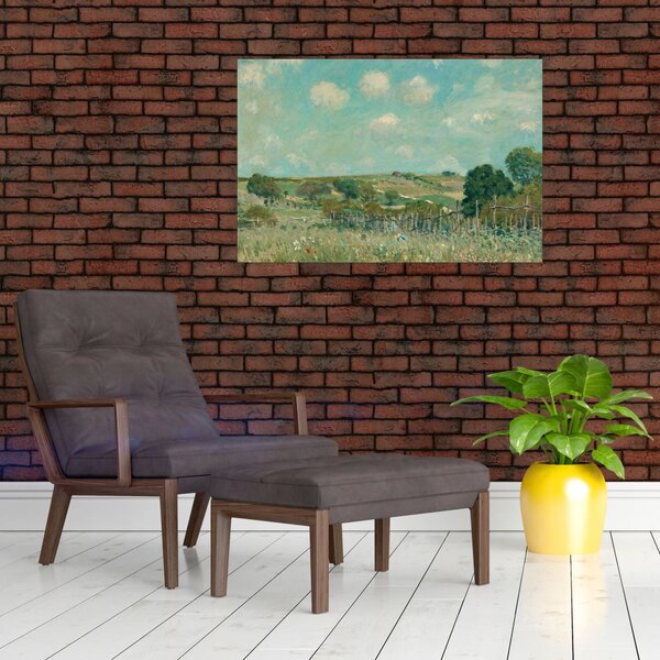 Tablou - Alfred Sisley, Meadow, reproducere (90x60 cm)