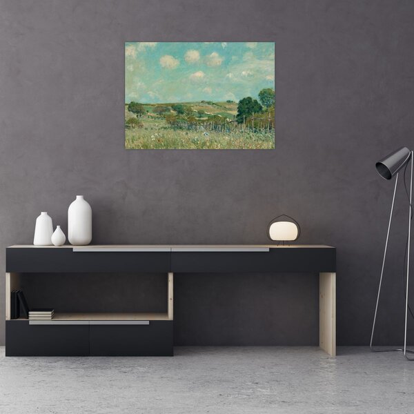 Tablou - Alfred Sisley, Meadow, reproducere (70x50 cm)