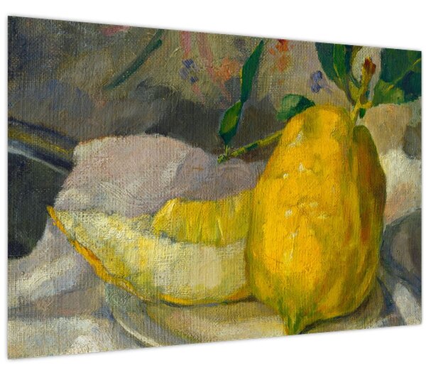 Tablou - French 19th Century, Melon and Lemon, reproducere (90x60 cm)