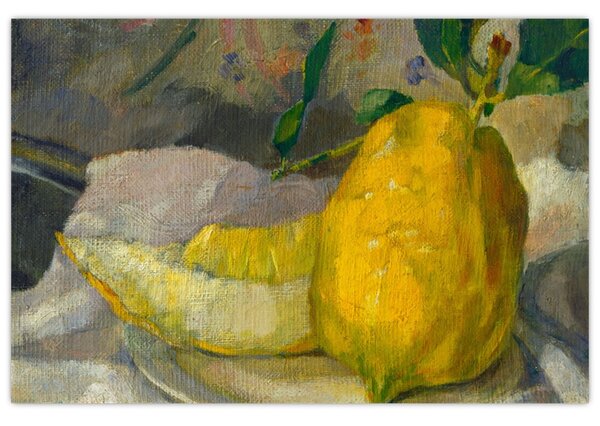 Tablou - French 19th Century, Melon and Lemon, reproducere (90x60 cm)