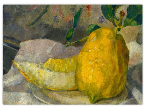 Tablou - French 19th Century, Melon and Lemon, reproducere (70x50 cm)