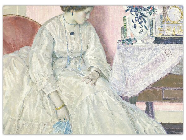 Tablou - Frederick Carl Frieseke, Memories, reproducere (70x50 cm)