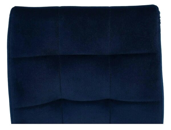 Scaun GERDA NEW, albastru, stofa clasica/metal, 42x58x103 cm
