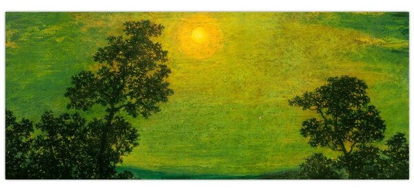 Tablou - Imitator of Ralph Albert Blakelock, Moonlight, reproducere (120x50 cm)