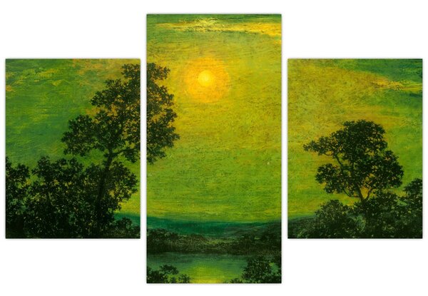 Tablou - Imitator of Ralph Albert Blakelock, Moonlight, reproducere (90x60 cm)