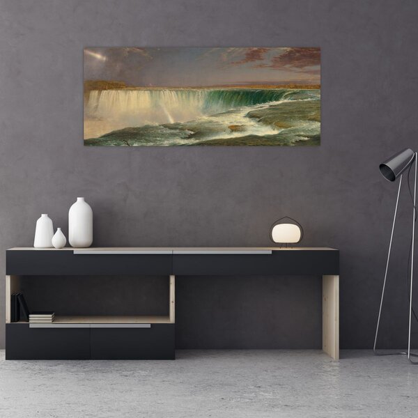 Tablou - Frederic Edwin Church, Niagara, reproducere (120x50 cm)